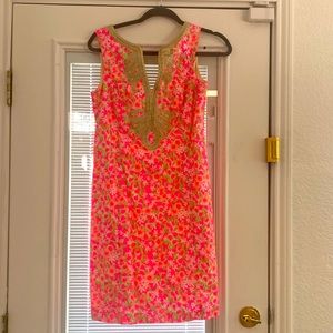 Lily Pulitzer gorgeous dress excellent preloved condition! Color bursts🥳